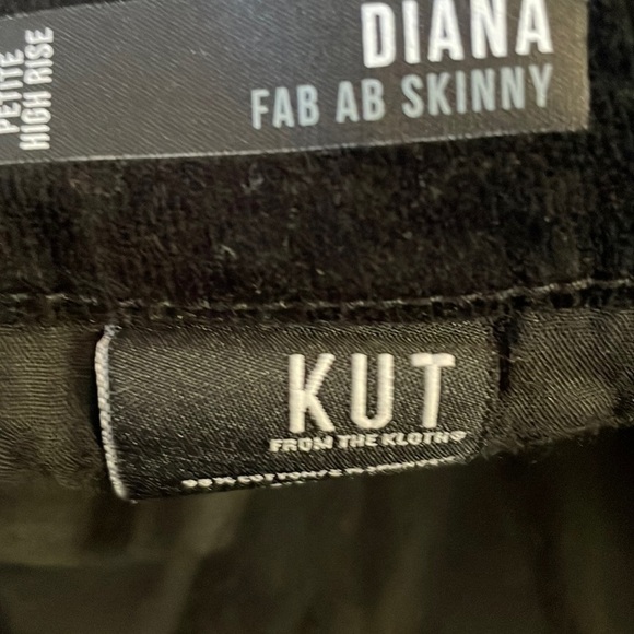 KUT from the Kloth Fab Ab Skinny Corduroy Pants Size 12P - Picture 6 of 11